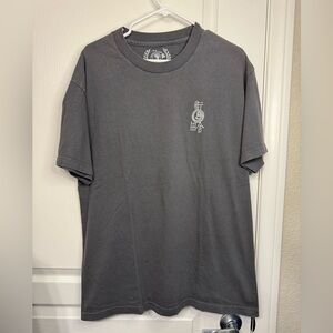 T&C Surf Designs Hawaii Gray Graphic Shirt Size Large #6040